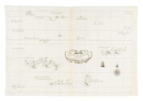 Isole nel Mare di Sur Scoperte nel 1617. La Longitudine Comincia da l'Isola di Pico d'Asores d'Asia Carta XXII