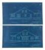 Five blueprints for a house in Petaluma, California