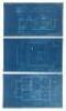 Five blueprints for a house in Petaluma, California - 2