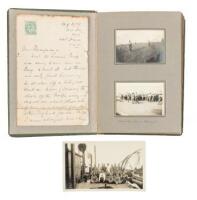 Photograph album of 44 vernacular images documenting the work of the British RA/Ammunition column in Egypt, 1914-1915
