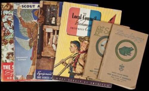 Seven volumes of Boy Scouts of America material from the 1930s
