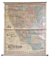 Map of the States of California And Nevada. Carefully Compiled from the Latest Authentic Sources. California By Julius H. Von Schmidt, Arthur W. Keddie, And C.D. Gibbes, C.E.'s. Nevada By Chas. Drayton Gibbes C.E. Comprising Information obtained from the 