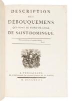 Descriptions des débouquemens qui sont au nord de l'isle de Saint-Domingue