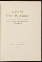 Essays for Henry R. Wagner