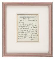 Autograph Letter to C.K. Ogden