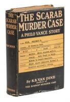 The Scarab Murder Case. A Philo Vance Story - inscribed