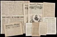 Ephemera relating to the United States Presidential Election of 1856