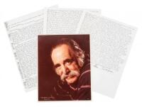 Archive of letters from Pulitzer Prize winning author William Saroyan to Los Angeles bookseller Karnig (Carl) Mahakian