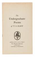 The Undergraduate Poems of T.S. Eliot