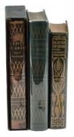 Three editions of Leaves of Grass