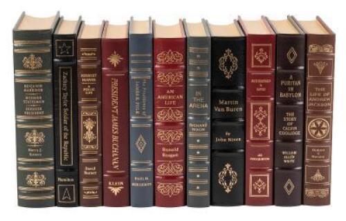 Thirty-six Volumes from the Library of the Presidents - including two signed by Presidents