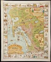 Pictorial map of San Diego