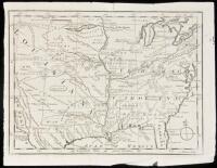[Untitled map of present United States west to New Mexico]