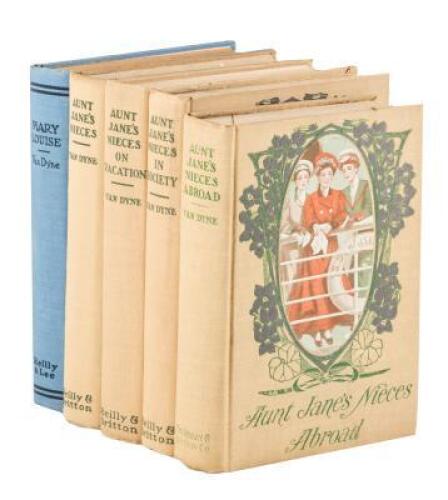 Five titles by L. Frank Baum written as Edith Van Dyne, in original dust jackets