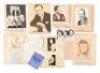 Approximately 75 photographs and other ephemera removed from the scrapbook of a radio music enthusiast. - 3