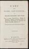 L'art de Faire, Gouverner, et Perfectionner Les Vins. [Bound with]: Parmentier, [Antoine-Augustin] L'art de Faire les Eaux-de-Vie, d'apres la Doctrine de Chaptal - 2