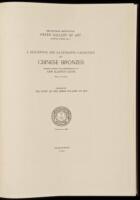 A Descriptive and Illustrative Catalogue of Chinese Bronzes