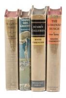 Four inscribed volumes by Booth Tarkington