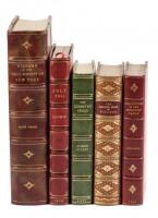 Five finely bound works