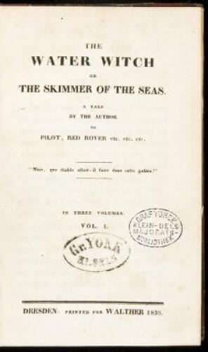 The Water Witch or the Skimmer of the Seas