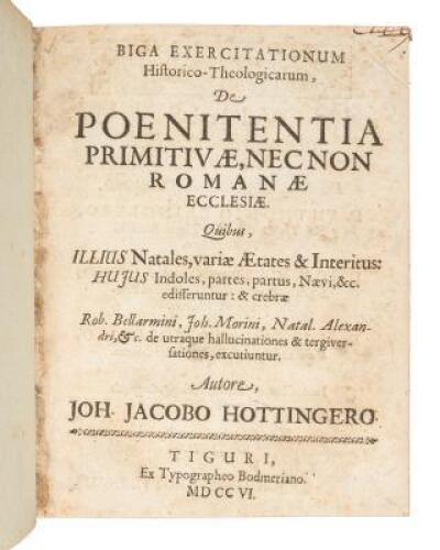 Poenitentia Primitivae, necnon Romane Ecclesiae