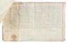 Five manuscript documents on vellum (one partially printed) relating to a case spanning Hawaii and England, with signatures of two prominent Hawaiians - 3