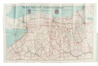 Federal Telephone and Telegraph Company Map of Independent Long Distance Lines in Western New York