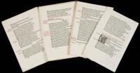 Proof pages from the Kelmscott Press edition of The Poetical Works of Percy Bysshe Shelley, with portions of text for Censi