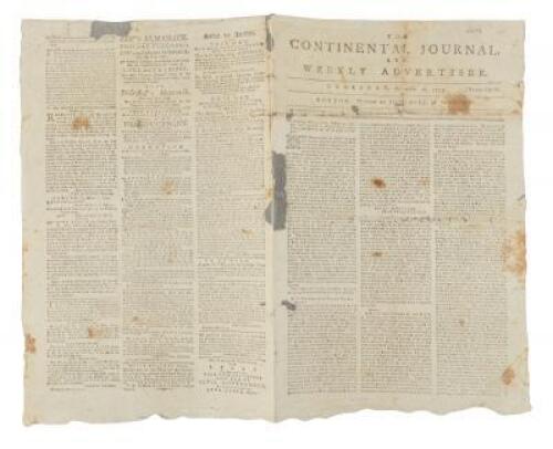 The Continental Journal, and Weekly Advertiser. No. 196