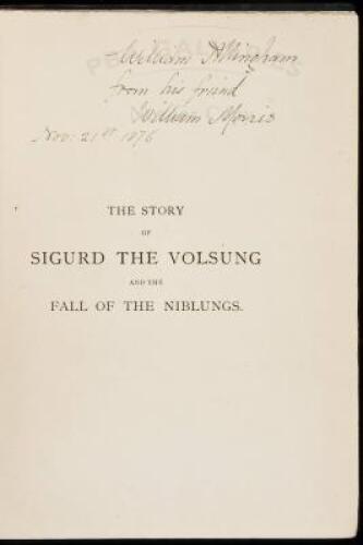 The Story of Sigurd the Volsung and the Fall of the Niblungs