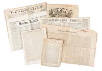 Seven Newpapers from the United States Published During the Mexican War