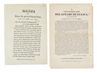 Two Mexican Documents about their Loss at Cerro Gordo