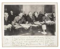 Signed Senate Committee photograph