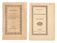 Two Pamphlets About Santa-Anna's Campaign Against Zachary Taylor