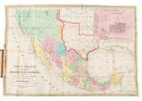 Map of Mexico, Including Yucatan & Upper California, Exhibiting the Chief Cities and Towns, The Principal Travelling Routes &c.