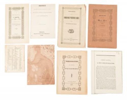 Eight Spanish Language Pamphlets Related to the Mexican War