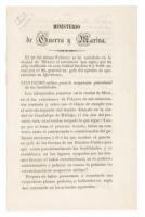 El 29 del &uacute;ltimo Febrero se ha acordado en la ciudad de M&eacute;xico el armisticio que sigue, que ha sido ratificado en esta ciudad los dias 6 y 8 del actual por el Sr. general en jefe del ej&eacute;rcito de operaciones de Quer&eacute;taro