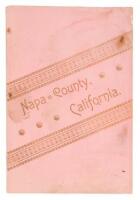 The Resources of Napa County, California, illustrated and described
