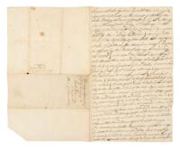 Manuscript deed from Ebenezer Sproat, conveying land in that portion of the old Northwest Territory that was to be Ohio