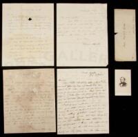SOLD BY PRIVATE TREATY Seven Autograph Letters Signed by Senator Thomas Hart Benton, to sometime Indian agent Benjamin O&rsquo;Fallon