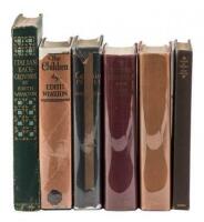 Six titles by Edith Wharton, all first book editions.