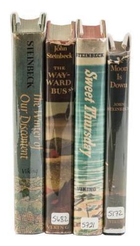 Four novels by John Steinbeck