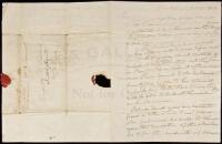 SOLD BY PRIVATE TREATY Autograph Letter Signed by Col. Henry Leavenworth, to Indian Agent Benjamin O’Fallon, regarding loaning guns to fur trader Jean Pierre Cabanné, and other matters