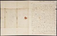 SOLD BY PRIVATE TREATY Autograph Letter Signed by Col. Henry Leavenworth, to Indian Agent Benjamin O&rsquo;Fallon, regarding soldiers hunting on Indian lands