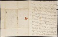 SOLD BY PRIVATE TREATY Autograph Letter Signed by Col. Henry Leavenworth, to Indian Agent Benjamin O’Fallon, regarding soldiers hunting on Indian lands