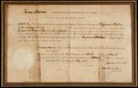 SOLD BY PRIVATE TREATY Document Signed by James Monroe as President and John Quincy Adams as Secretary of State, appointing Benjamin O'Fallon as Indian Agent on the Missouri