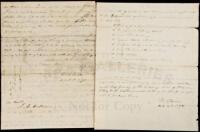 SOLD BY PRIVATE TREATY Autograph Letter Signed by Benjamin O&rsquo;Fallon to John C. Calhoun, a fair copy in O&rsquo;Fallon&rsquo;s hand, regarding gifts for the Indians, with a list of proposed gifts