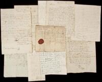 SOLD BY PRIVATE TREATY Approx. 18 letters, documents & other material relating to early Missouri and the extended O’Fallon family