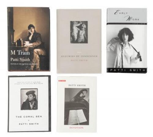 Five volumes by Patti Smith - two signed