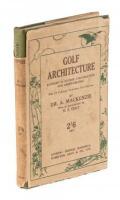 Golf Architecture: Economy in Course Construction and Green-Keeping